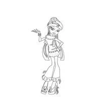 Coloriage Monster High (Dessins animés et séries animées) #24895 à imprimer et colorier