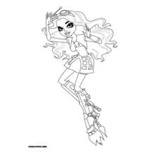 Coloriage Monster High (Dessins animés et séries animées) #24902 à imprimer et colorier