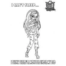 Coloriage Monster High (Dessins animés et séries animées) #24904 à imprimer et colorier
