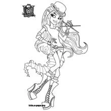 Dessin à colorier: Monster High (Dessins animés et séries animées) #24916 - Coloriages à Imprimer Gratuits