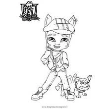 Dessin à colorier: Monster High (Dessins animés et séries animées) #24921 - Coloriages à Imprimer Gratuits