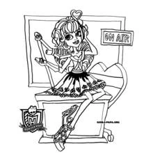 Coloriage Monster High (Dessins animés et séries animées) #24929 à imprimer et colorier