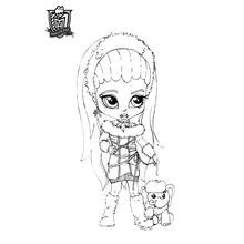 Dessin à colorier: Monster High (Dessins animés et séries animées) #24939 - Coloriages à Imprimer Gratuits