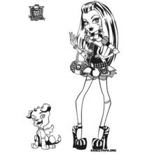 Dessin à colorier: Monster High (Dessins animés et séries animées) #24949 - Coloriages à Imprimer Gratuits