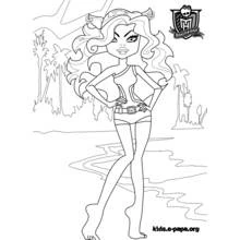 Coloriage Monster High (Dessins animés et séries animées) #24960 à imprimer et colorier