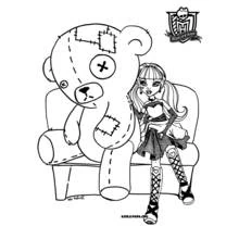 Coloriage Monster High (Dessins animés et séries animées) #24967 à imprimer et colorier