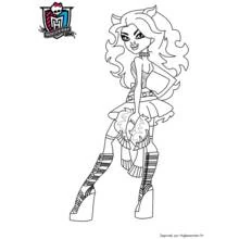 Dessin à colorier: Monster High (Dessins animés et séries animées) #24978 - Coloriages à Imprimer Gratuits
