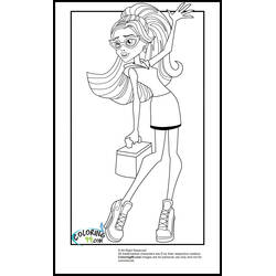 Coloriage Monster High (Dessins animés et séries animées) #24983 à imprimer et colorier