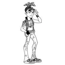 Dessin à colorier: Monster High (Dessins animés et séries animées) #25002 - Coloriages à Imprimer Gratuits