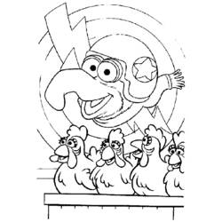 Dessin à colorier: Muppets (Dessins animés et séries animées) #31874 - Coloriages à Imprimer Gratuits