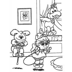 Dessin à colorier: Muppets (Dessins animés et séries animées) #31941 - Coloriages à Imprimer Gratuits