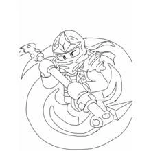 Dessin à colorier: Ninjago (Dessins animés et séries animées) #23976 - Coloriages à Imprimer Gratuits