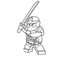 Dessin à colorier: Ninjago (Dessins animés et séries animées) #23982 - Coloriages à Imprimer Gratuits