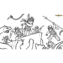 Dessin à colorier: Ninjago (Dessins animés et séries animées) #23991 - Coloriages à Imprimer Gratuits