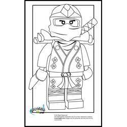 Dessin à colorier: Ninjago (Dessins animés et séries animées) #24007 - Coloriages à Imprimer Gratuits
