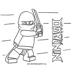 Dessin à colorier: Ninjago (Dessins animés et séries animées) #24008 - Coloriages à Imprimer Gratuits