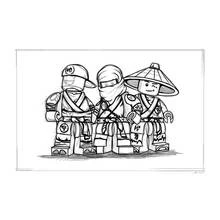 Dessin à colorier: Ninjago (Dessins animés et séries animées) #24028 - Coloriages à Imprimer Gratuits