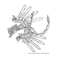 Dessin à colorier: Ninjago (Dessins animés et séries animées) #24042 - Coloriages à Imprimer Gratuits