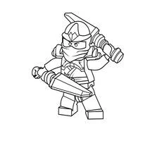 Dessin à colorier: Ninjago (Dessins animés et séries animées) #24048 - Coloriages à Imprimer Gratuits