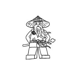 Dessin à colorier: Ninjago (Dessins animés et séries animées) #24049 - Coloriages à Imprimer Gratuits