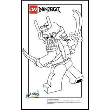Dessin à colorier: Ninjago (Dessins animés et séries animées) #24051 - Coloriages à Imprimer Gratuits