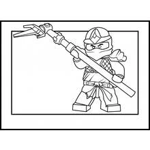 Dessin à colorier: Ninjago (Dessins animés et séries animées) #24092 - Coloriages à Imprimer Gratuits