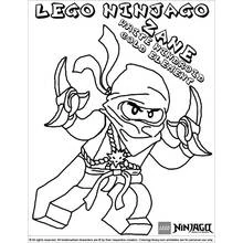 Dessin à colorier: Ninjago (Dessins animés et séries animées) #24095 - Coloriages à Imprimer Gratuits