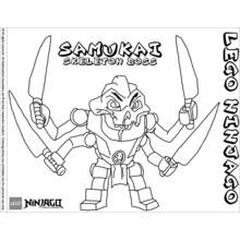 Dessin à colorier: Ninjago (Dessins animés et séries animées) #24129 - Coloriages à Imprimer Gratuits