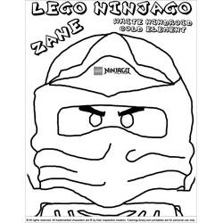 Dessin à colorier: Ninjago (Dessins animés et séries animées) #24131 - Coloriages à Imprimer Gratuits
