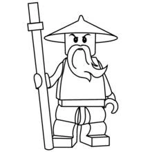 Dessin à colorier: Ninjago (Dessins animés et séries animées) #24163 - Coloriages à Imprimer Gratuits
