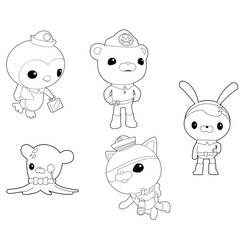 Dessin à colorier: Octonauts (Dessins animés et séries animées) #40587 - Coloriages à Imprimer Gratuits