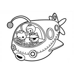 Dessin à colorier: Octonauts (Dessins animés et séries animées) #40602 - Coloriages à Imprimer Gratuits