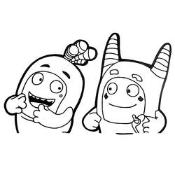 Dessin à colorier: Oddbods (Dessins animés et séries animées) #186496 - Coloriages à Imprimer Gratuits