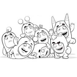 Dessin à colorier: Oddbods (Dessins animés et séries animées) #186508 - Coloriages à Imprimer Gratuits