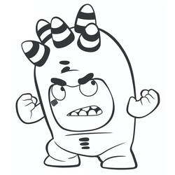 Dessin à colorier: Oddbods (Dessins animés et séries animées) #186509 - Coloriages à Imprimer Gratuits