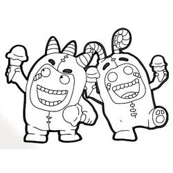 Dessin à colorier: Oddbods (Dessins animés et séries animées) #186510 - Coloriages à Imprimer Gratuits