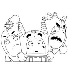 Dessin à colorier: Oddbods (Dessins animés et séries animées) #186511 - Coloriages à Imprimer Gratuits