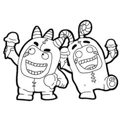 Dessin à colorier: Oddbods (Dessins animés et séries animées) #186518 - Coloriages à Imprimer Gratuits