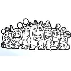 Dessin à colorier: Oddbods (Dessins animés et séries animées) #186520 - Coloriages à Imprimer Gratuits