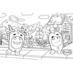 Dessin à colorier: Oddbods (Dessins animés et séries animées) #186525 - Coloriages à Imprimer Gratuits