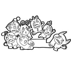 Dessin à colorier: Oddbods (Dessins animés et séries animées) #186531 - Coloriages à Imprimer Gratuits