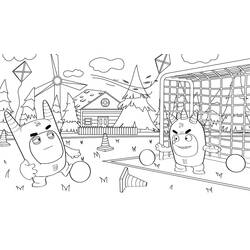 Dessin à colorier: Oddbods (Dessins animés et séries animées) #186532 - Coloriages à Imprimer Gratuits