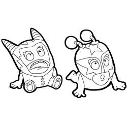 Dessin à colorier: Oddbods (Dessins animés et séries animées) #186533 - Coloriages à Imprimer Gratuits