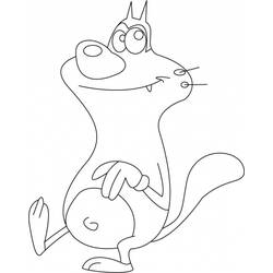 Dessin à colorier: Oggy et les Caffards (Dessins animés et séries animées) #37853 - Coloriages à Imprimer Gratuits