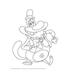 Dessin à colorier: Oggy et les Caffards (Dessins animés et séries animées) #37866 - Coloriages à Imprimer Gratuits