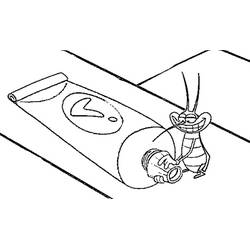 Coloriage Oggy et les Caffards (Dessins animés et séries animées) #37871 à imprimer et colorier