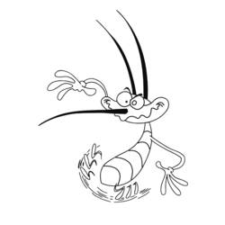 Dessin à colorier: Oggy et les Caffards (Dessins animés et séries animées) #37874 - Coloriages à Imprimer Gratuits