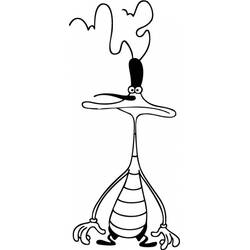 Dessin à colorier: Oggy et les Caffards (Dessins animés et séries animées) #37892 - Coloriages à Imprimer Gratuits