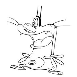 Dessin à colorier: Oggy et les Caffards (Dessins animés et séries animées) #37916 - Coloriages à Imprimer Gratuits