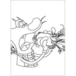 Coloriage Oggy et les Caffards (Dessins animés et séries animées) #37957 à imprimer et colorier